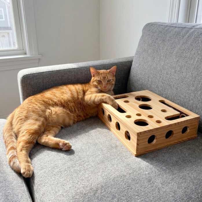 Megan's cat using SoftPaw