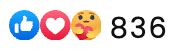 836 reactions