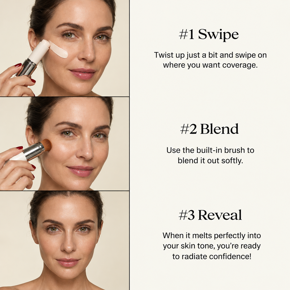 NOVERA® Color-Changing Foundation Stick